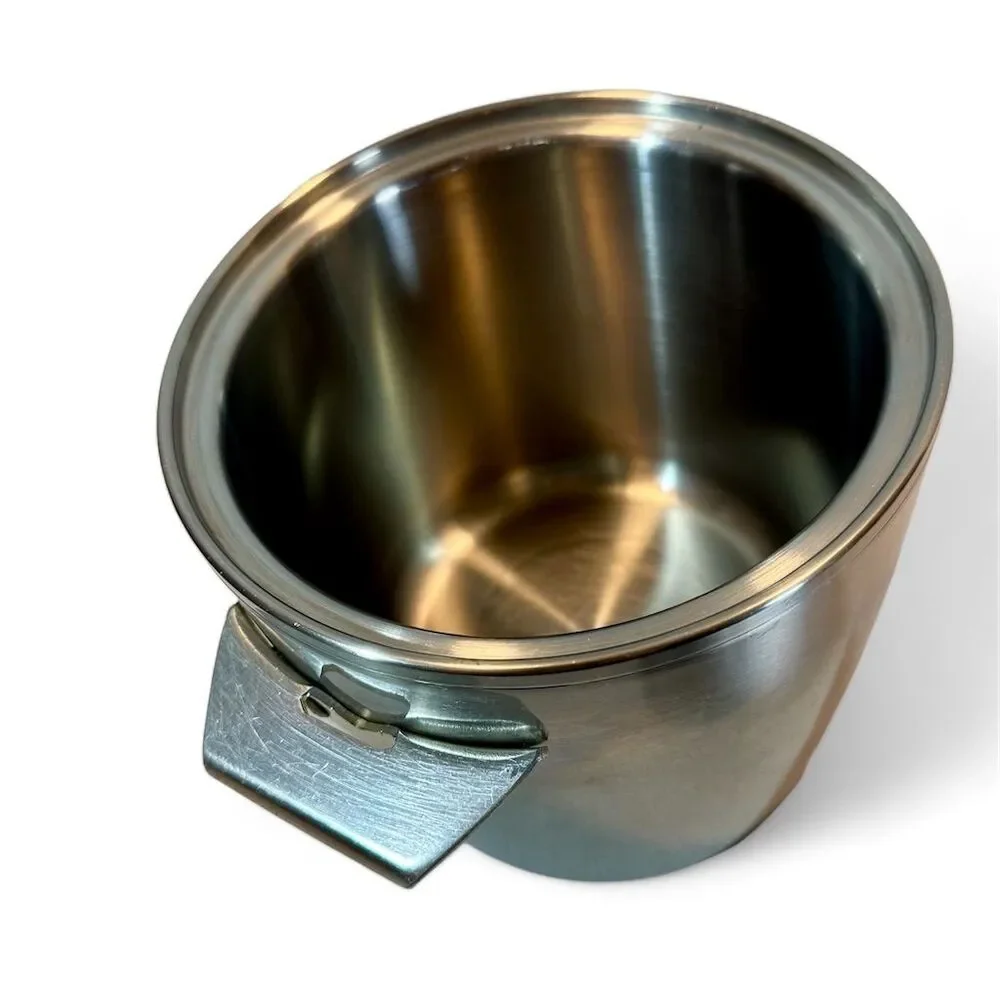 1950's West Bend Ice Butler Stainless Steel Insulated Ice Bucket 4qts